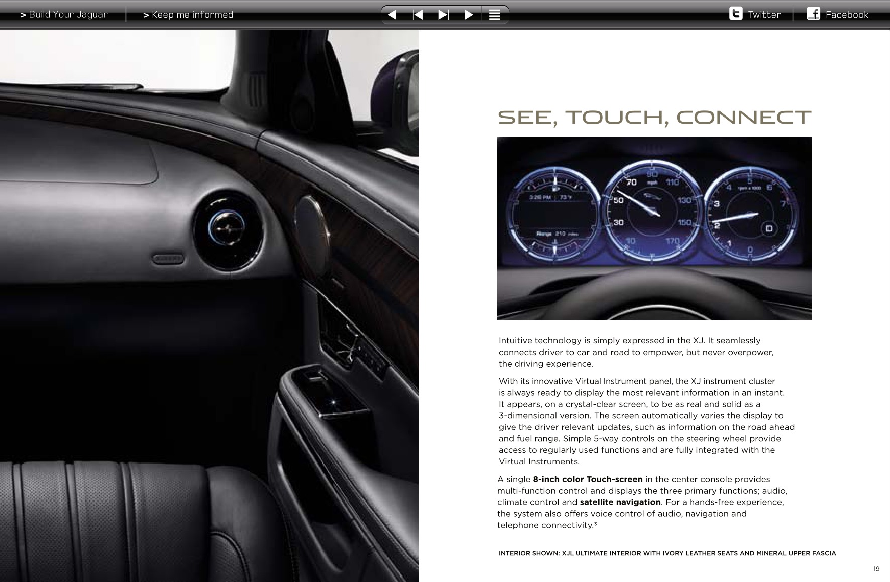 2013 Jaguar XJ Brochure Page 17
